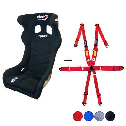 Atech Performance SHP Racing Seat & Harness Bundle