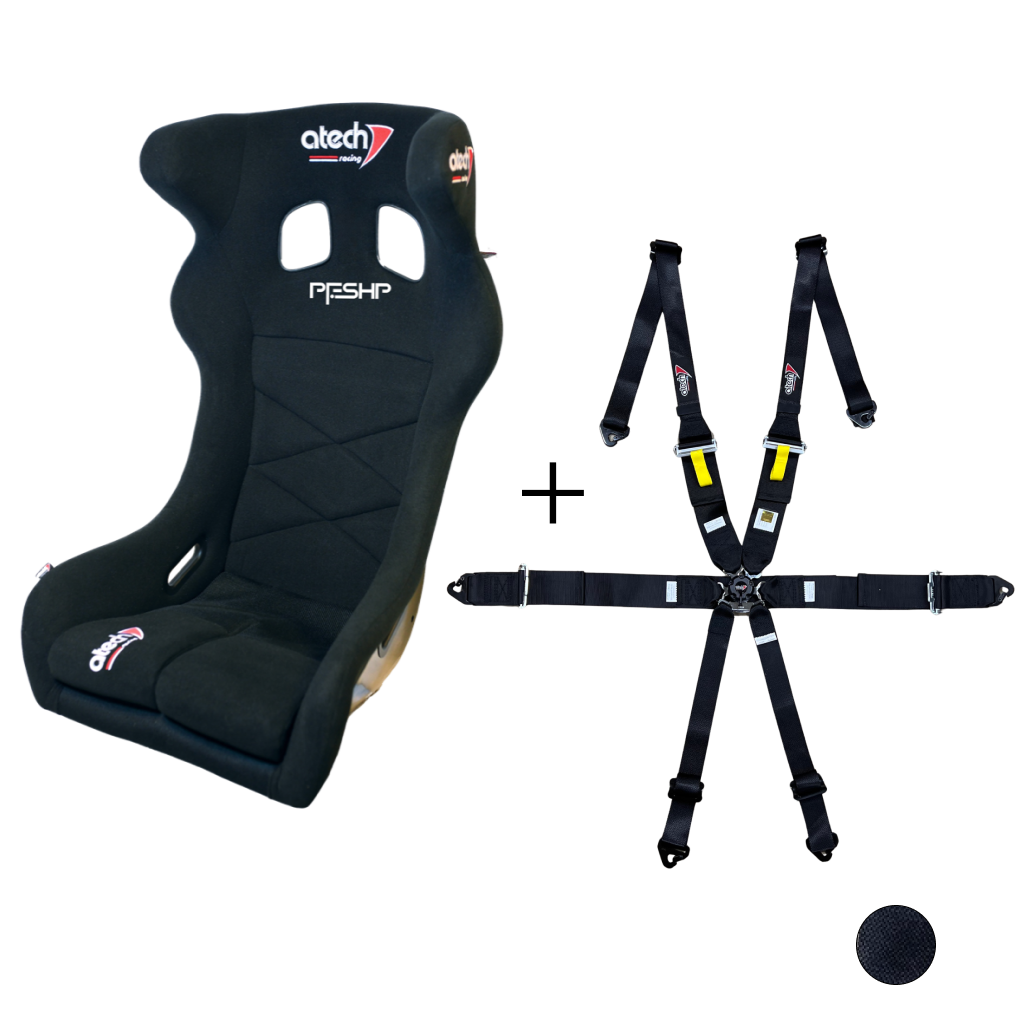 Atech Performance SHP Racing Seat & Harness Bundle