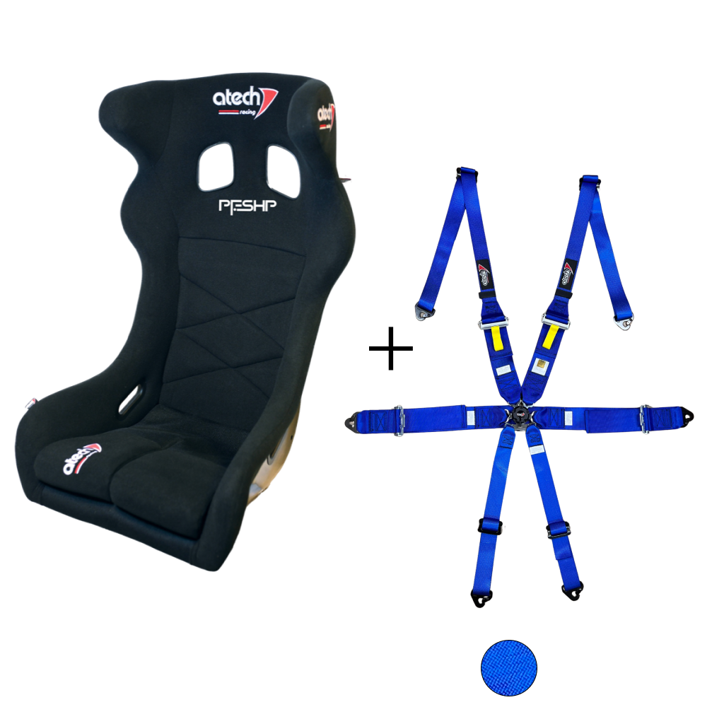 Atech Performance SHP Racing Seat & Harness Bundle