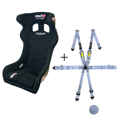Atech Performance SHP Racing Seat & Harness Bundle