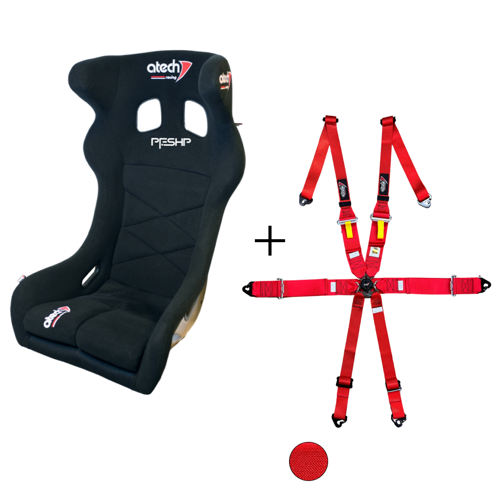 Atech Performance SHP Racing Seat & Harness Bundle