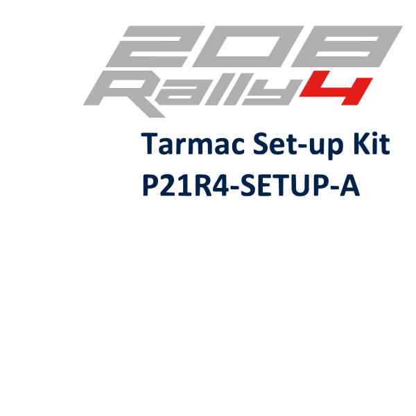 Tarmac Set Up Kit 208 R4 - Race and Rally