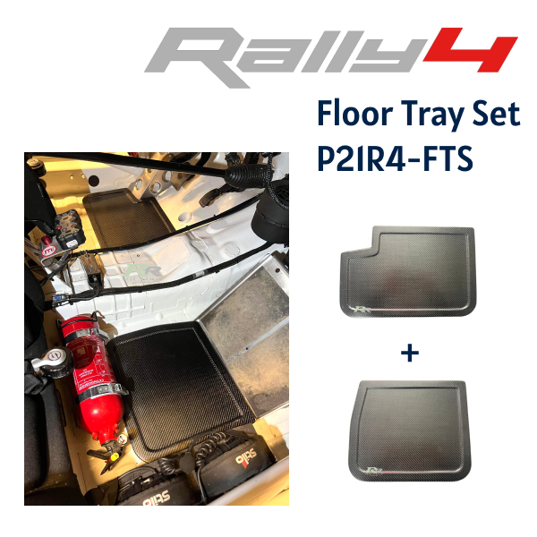 Rally 4 Carbon Foot Trays - Pair