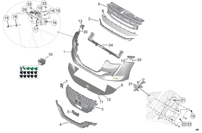 R1A - Front Bumper - Race and Rally