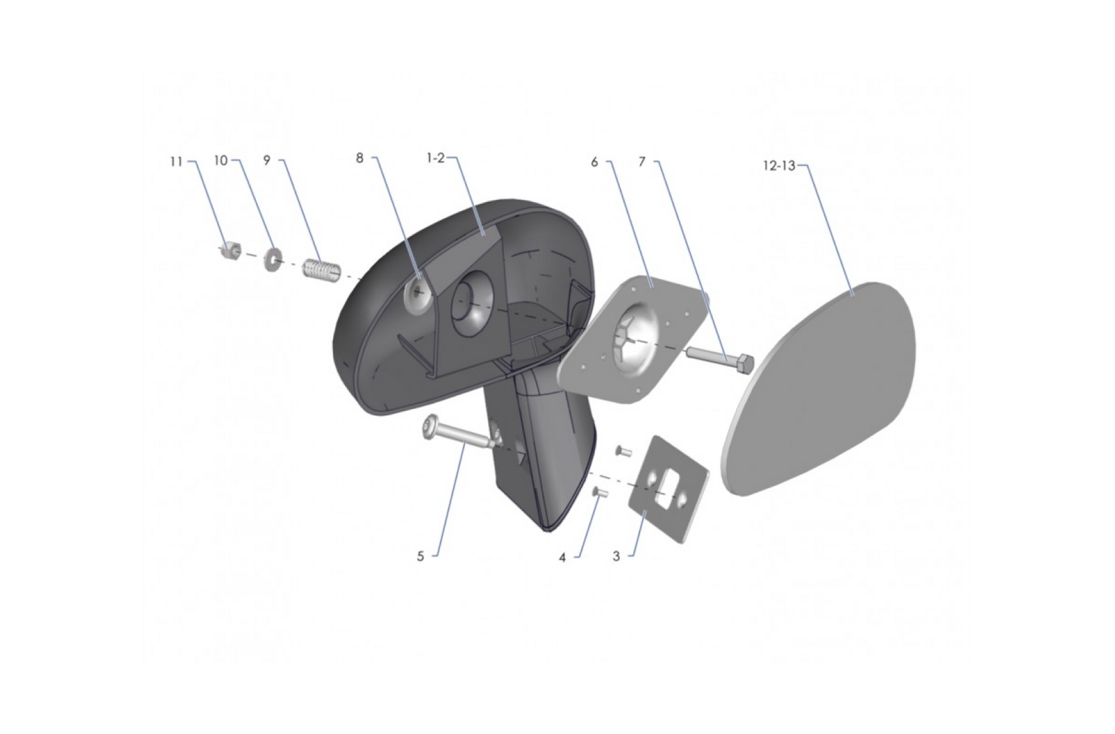 R5A - Rear View Mirrors - Race and Rally