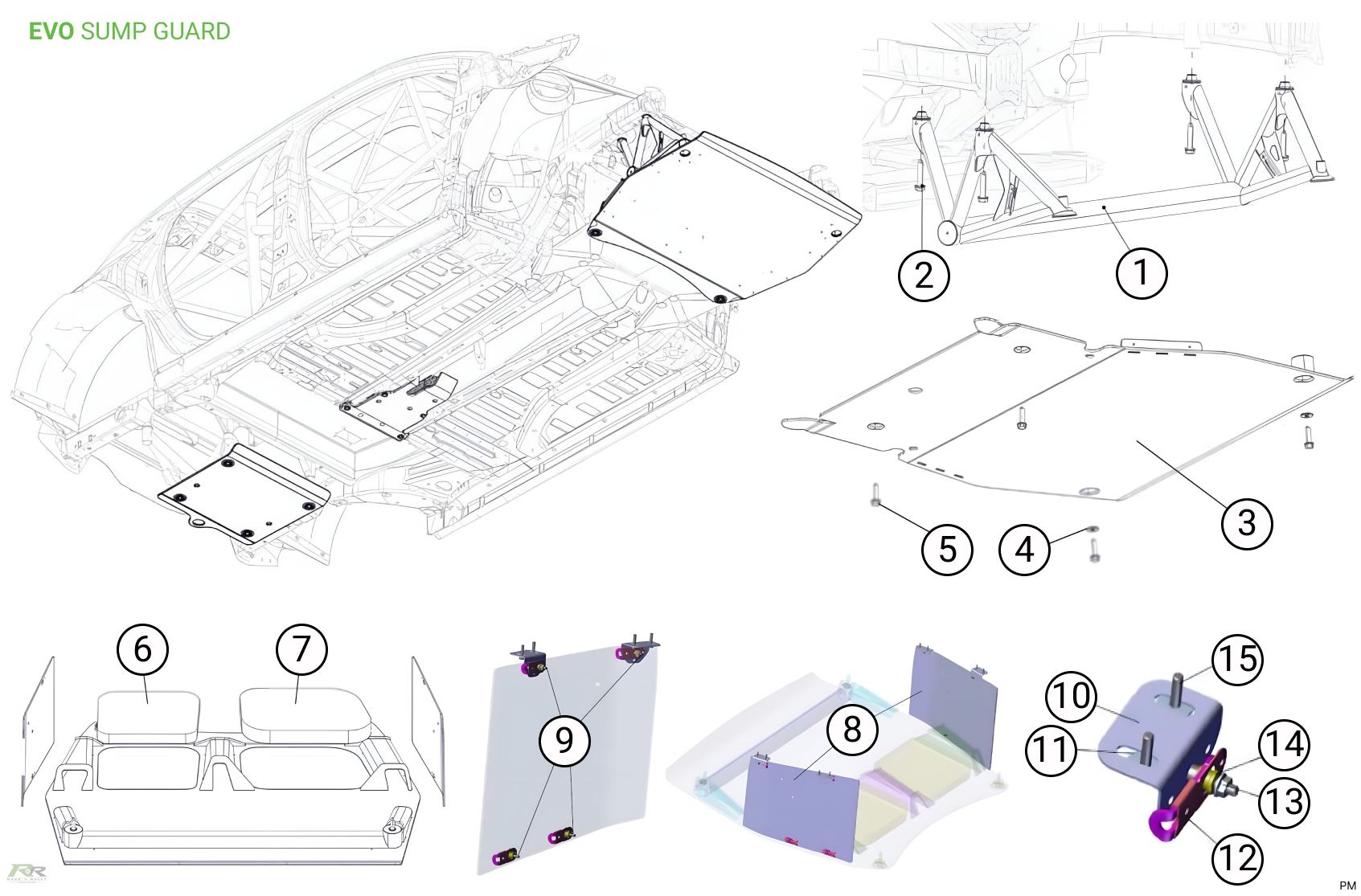R6A - Front Sumpguard - EVO