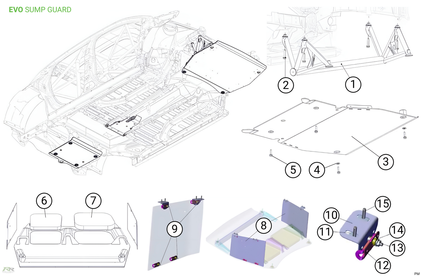R6A - Front Sumpguard - EVO