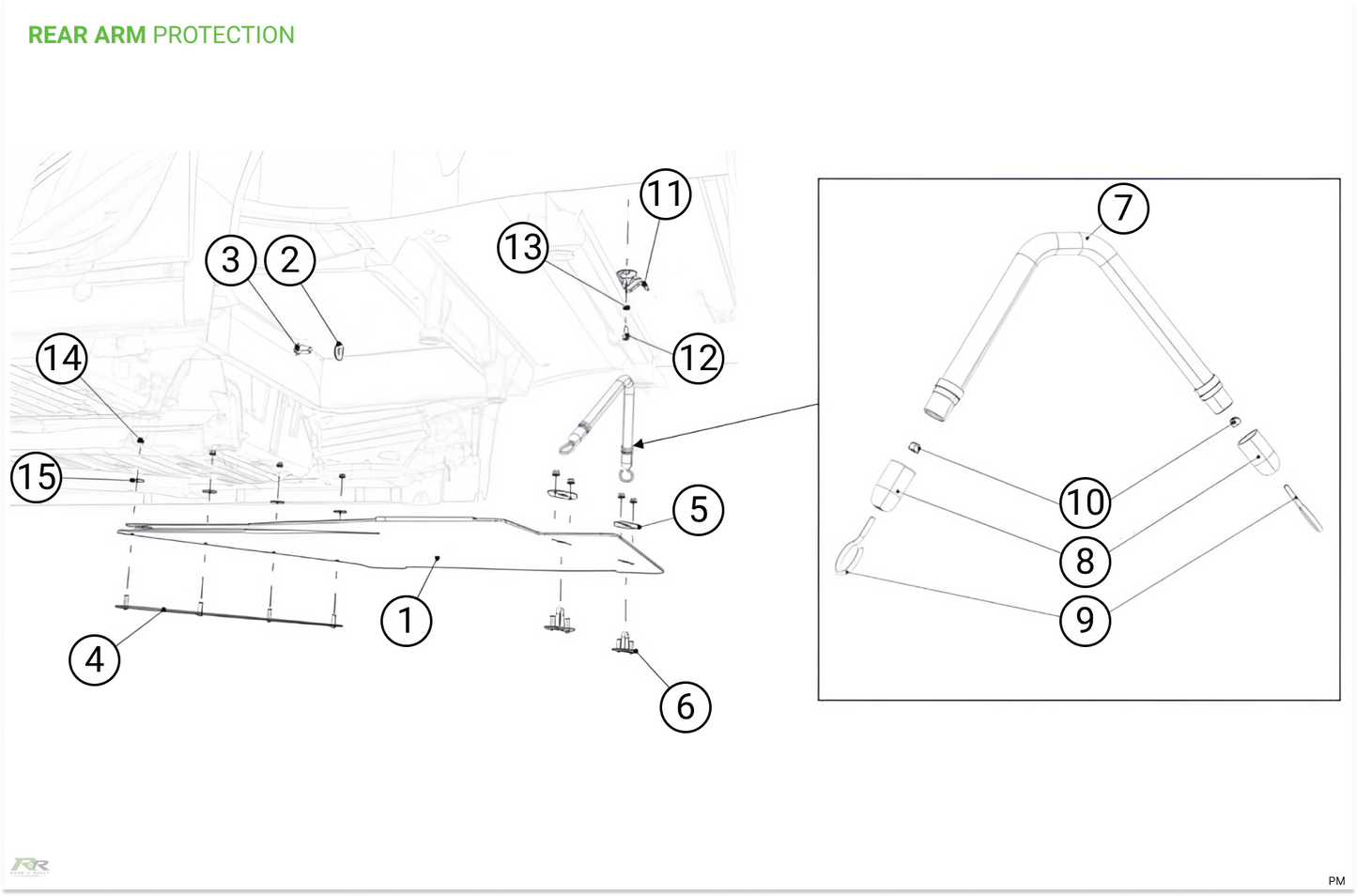 R6C - Rear Arm Protection