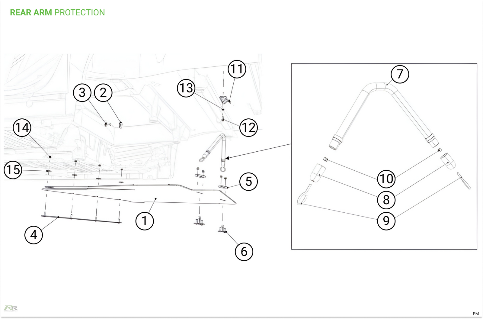 R6C - Rear Arm Protection
