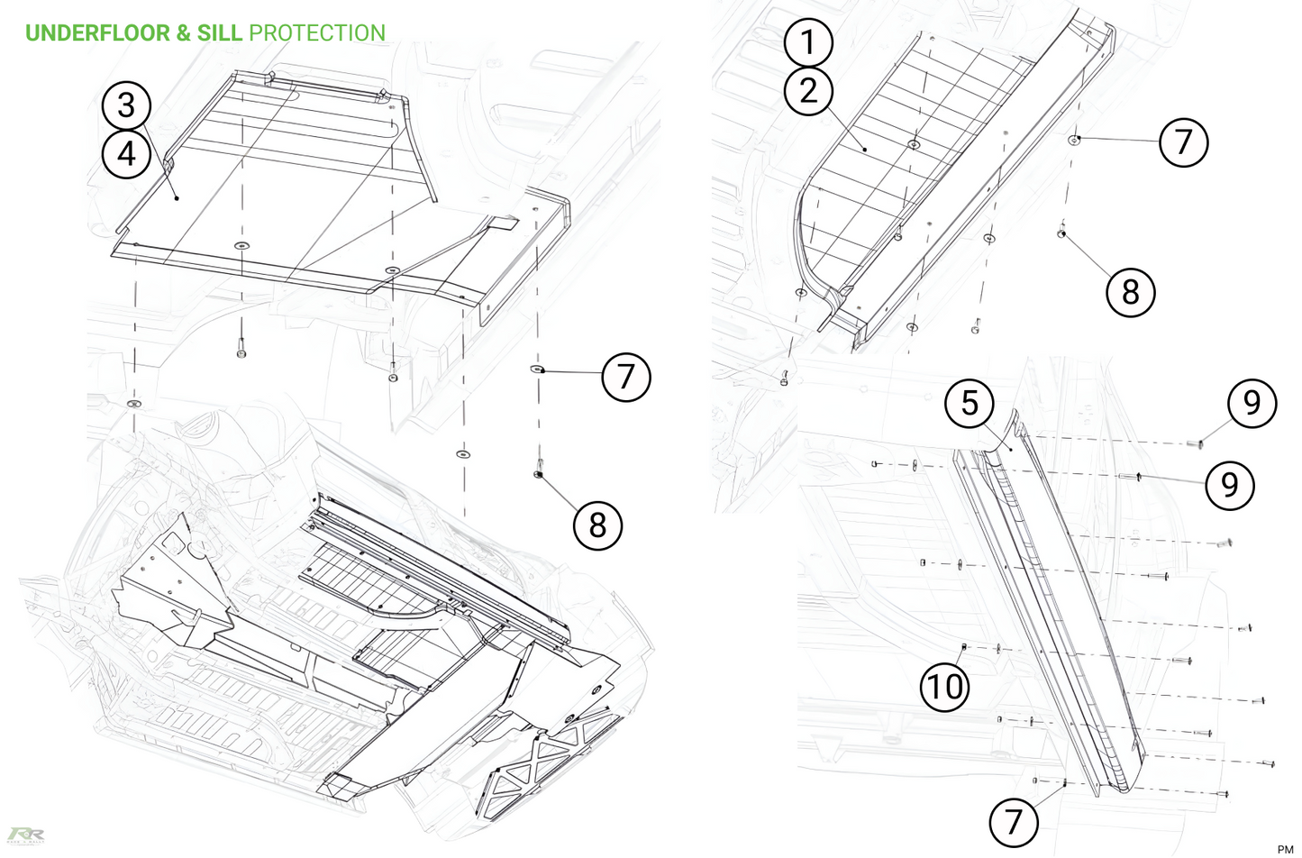 R6C - Under Floor & Sill Protection
