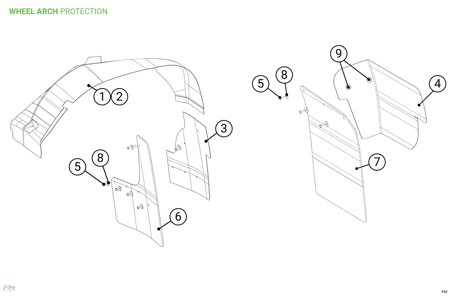 R6C - Wheel Arch Protection