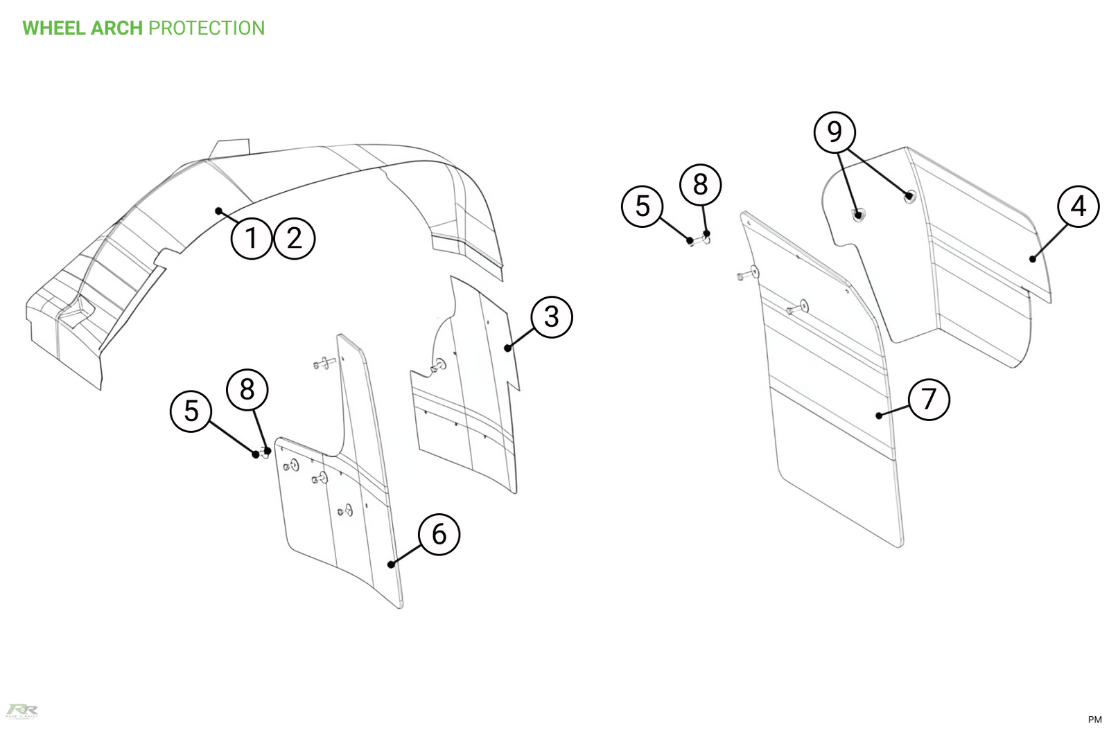 R6C - Wheel Arch Protection