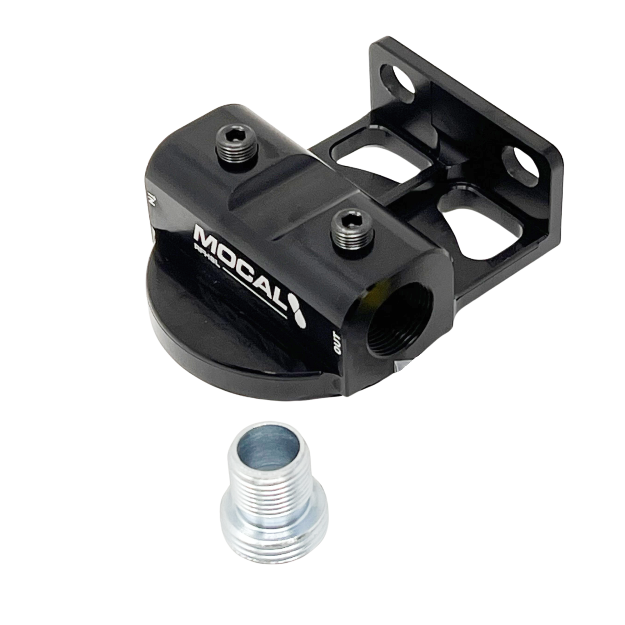 Remote Oil Filter Head - Billet - Race and Rally
