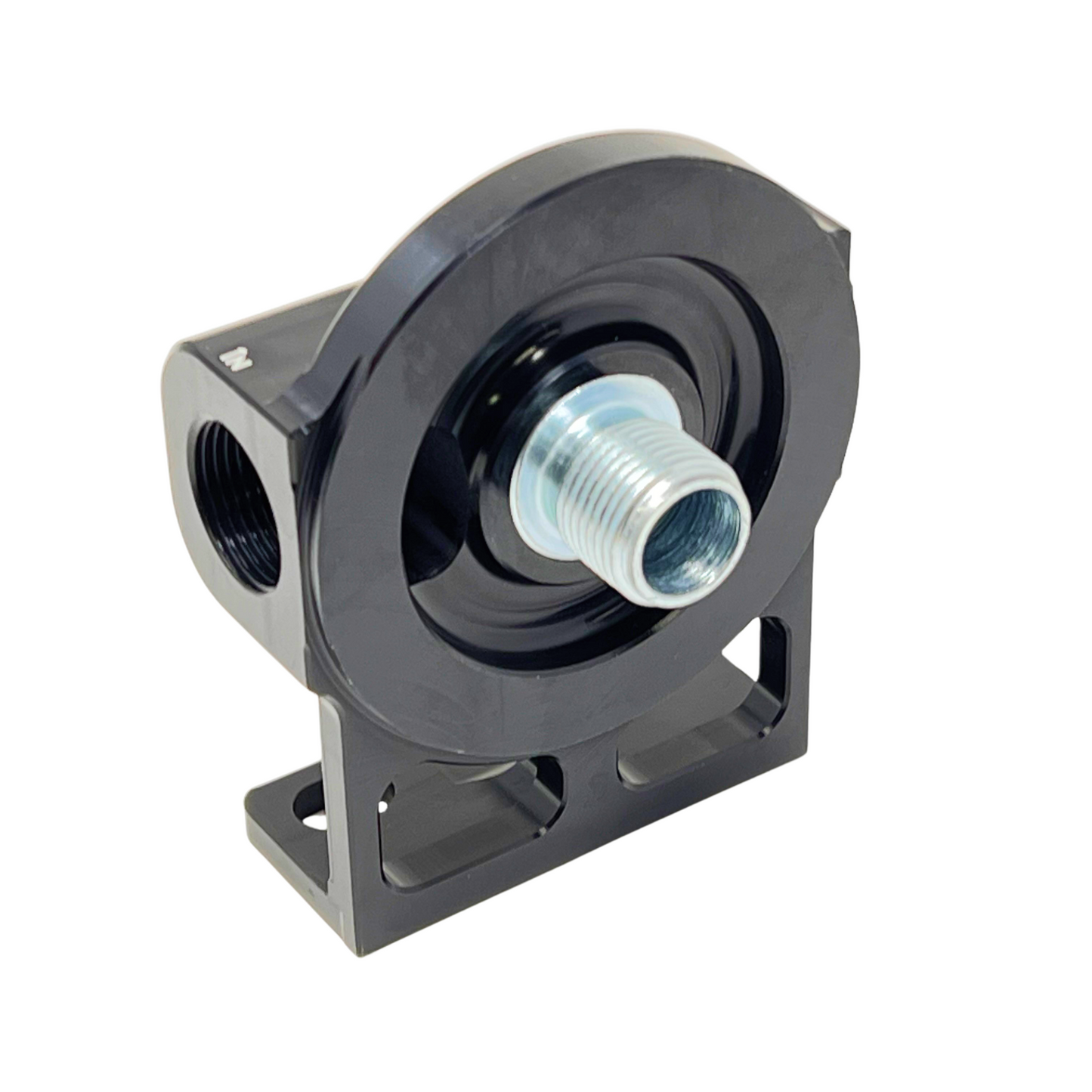 Remote Oil Filter Head - Billet - Race and Rally