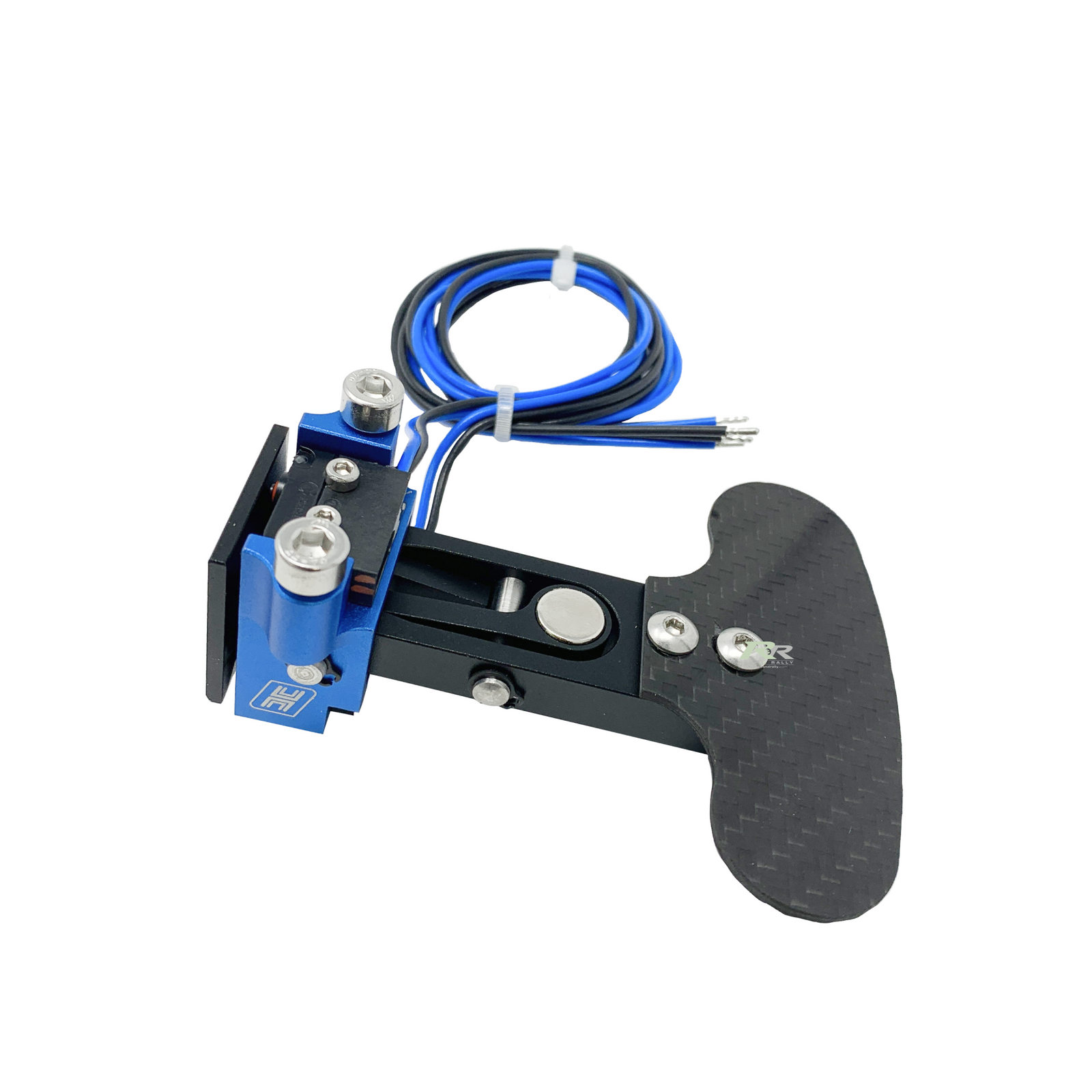 Single Dual Action Mini Gear Change Paddle - Carbon Fibre - Race and Rally