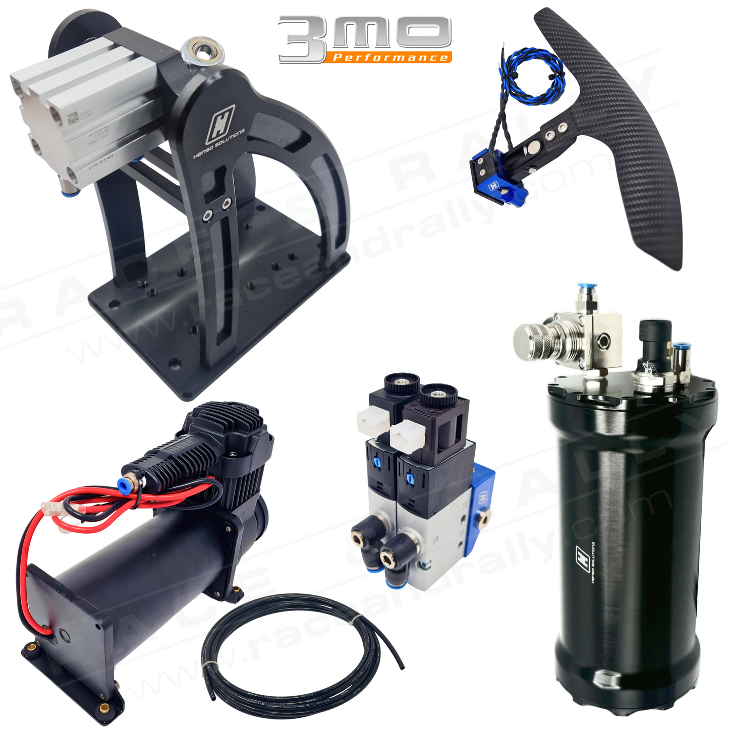 Complete Pneumatic Paddle Shift Kit for 3MO LC776 / ETV / ETV-R Gearbox - Race and Rally