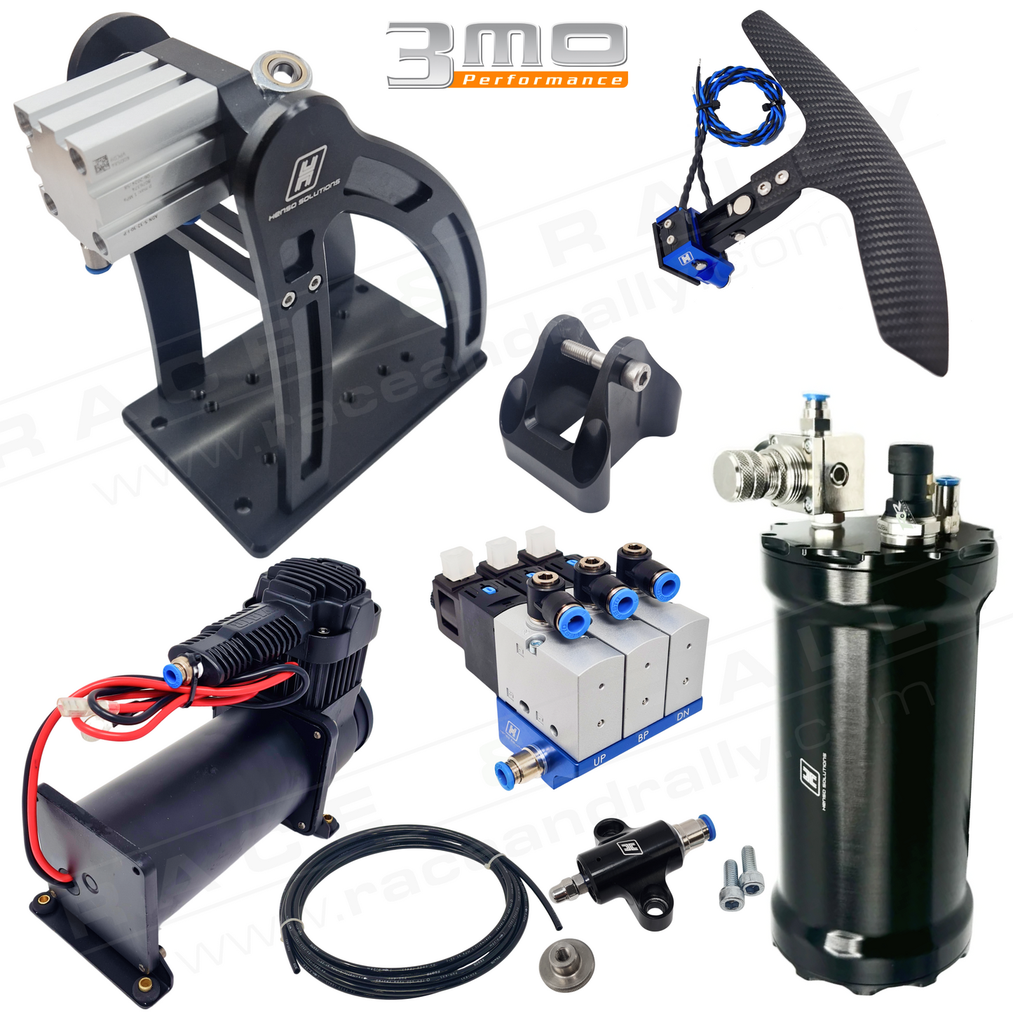 Complete Pneumatic Paddle Shift Kit for 3MO LC776 / ETV / ETV-R Gearbox - Race and Rally