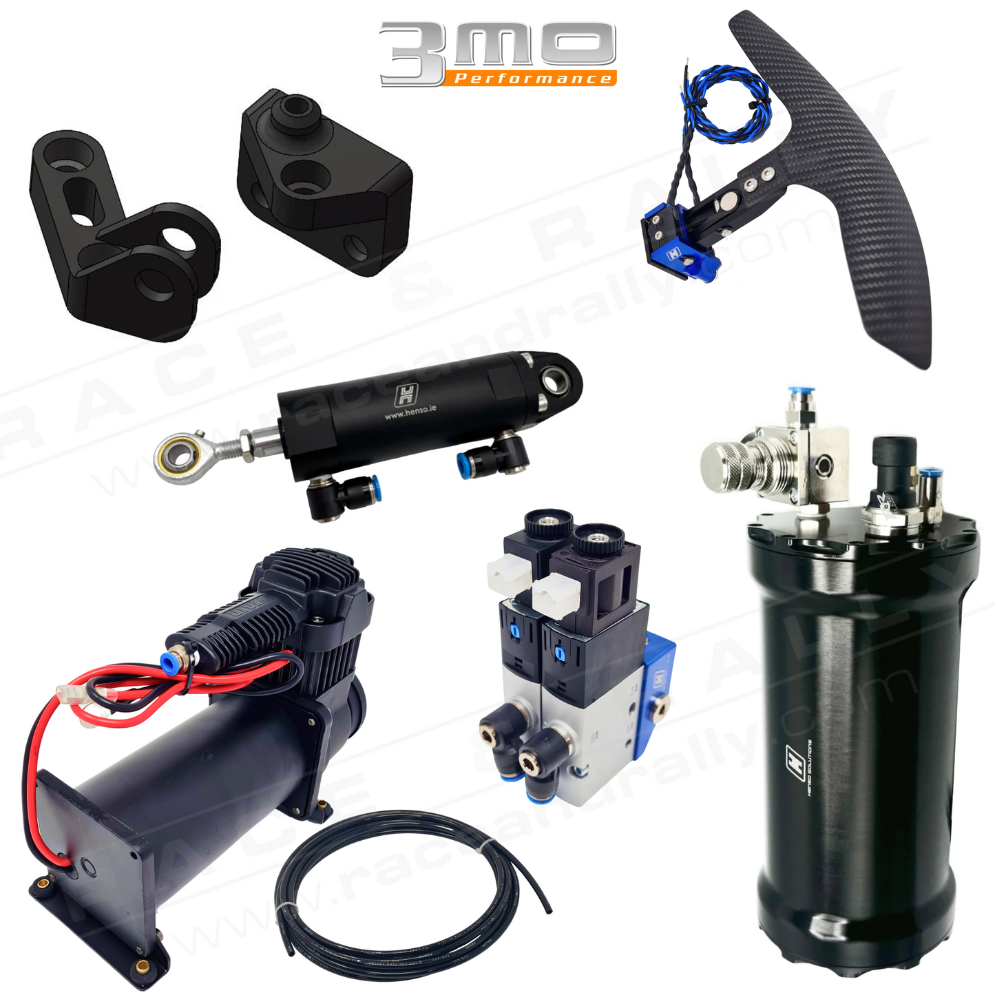 Complete Pneumatic Paddle Shift Kit for 3MO FTX Gearbox - Race and Rally
