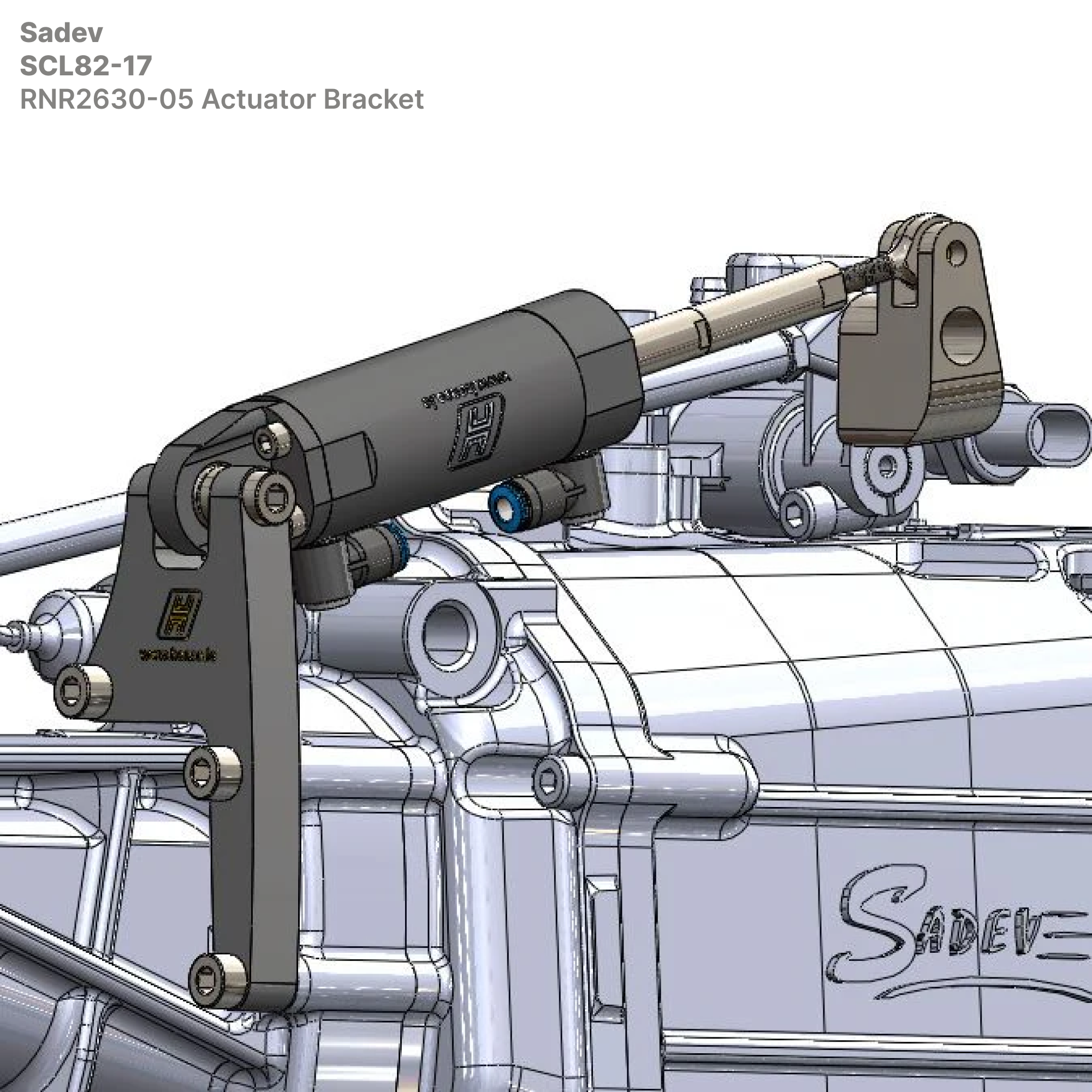 Paddle-Shift Actuator Mounting Brackets - Race and Rally