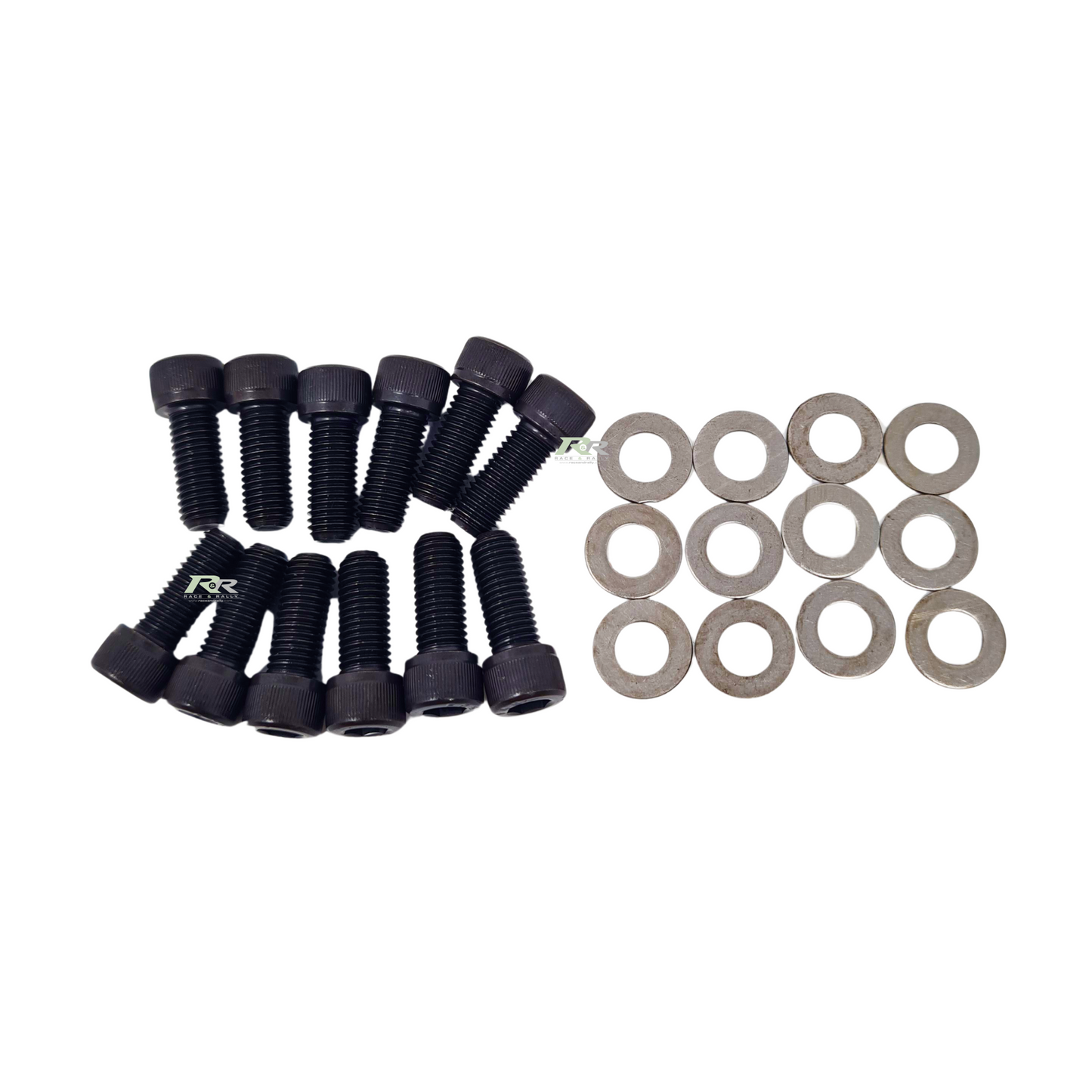 Brake Disc/Bell Mounting Kit - 1/4" x 5/8" - Pack of 12 (0.25" x 15mm)