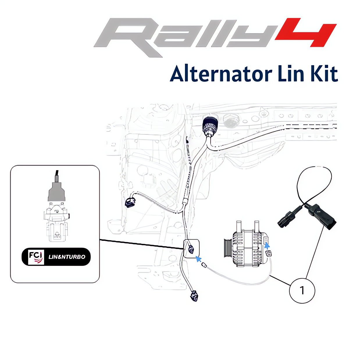 Alternator LIN Kit - Rally4 - Race and Rally