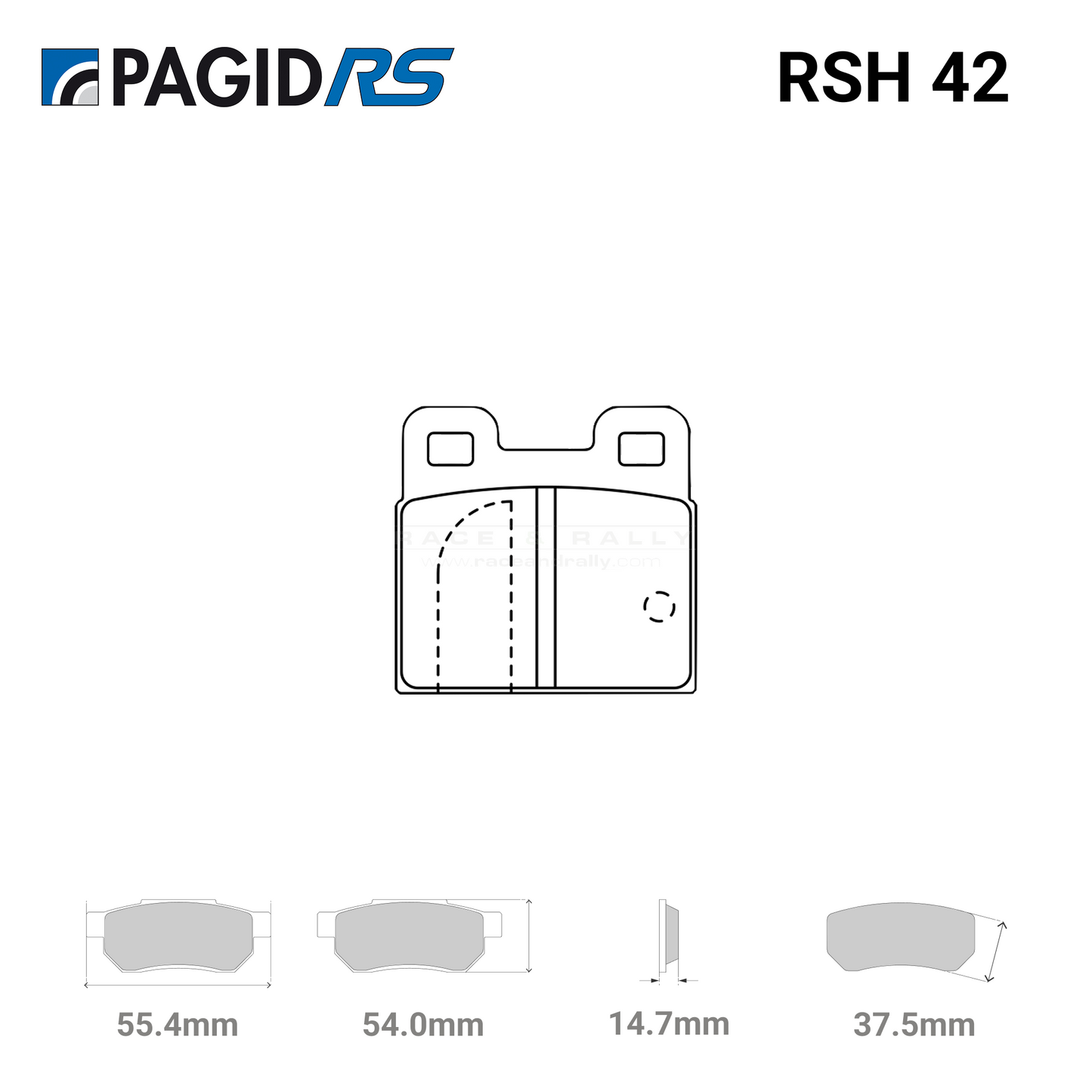 Pagid 4122 - RS 42 Brake Pads