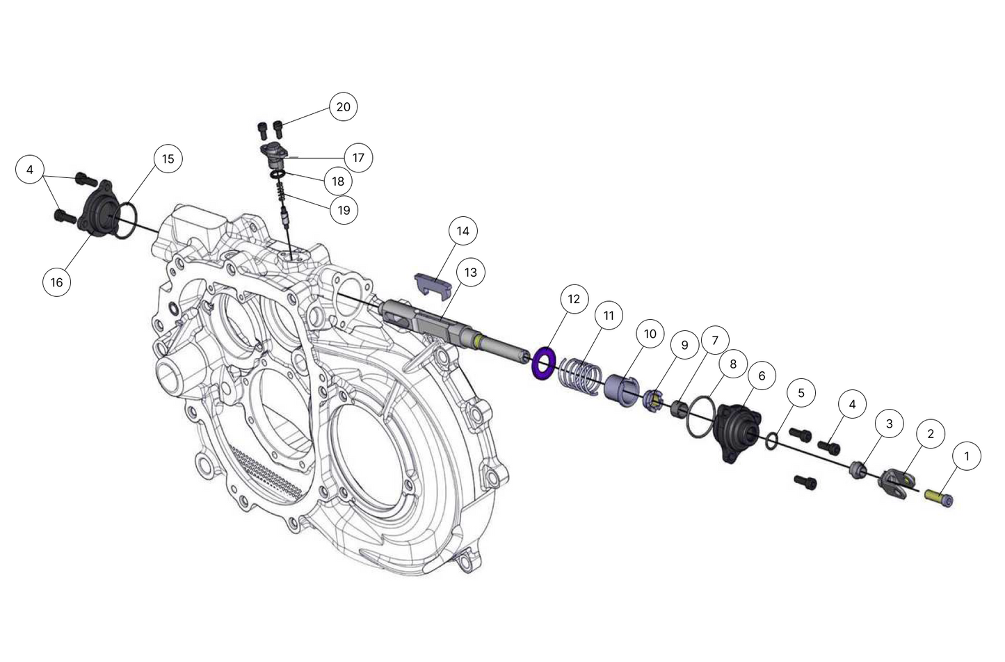 3 - Selector Axle - Race and Rally