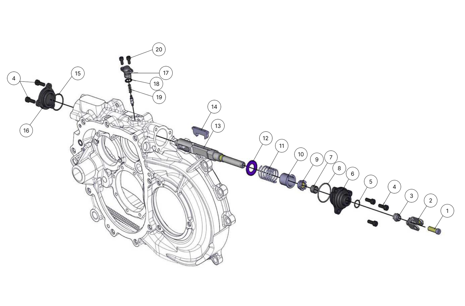 3 - Selector Axle - Race and Rally