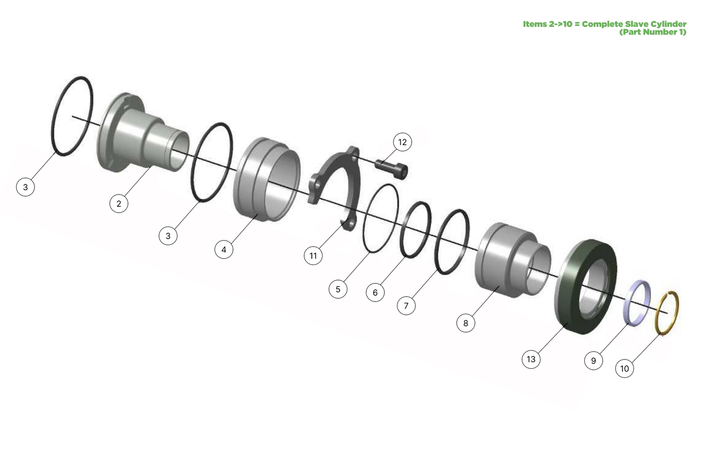 9 - Slave Cylinder - Race and Rally