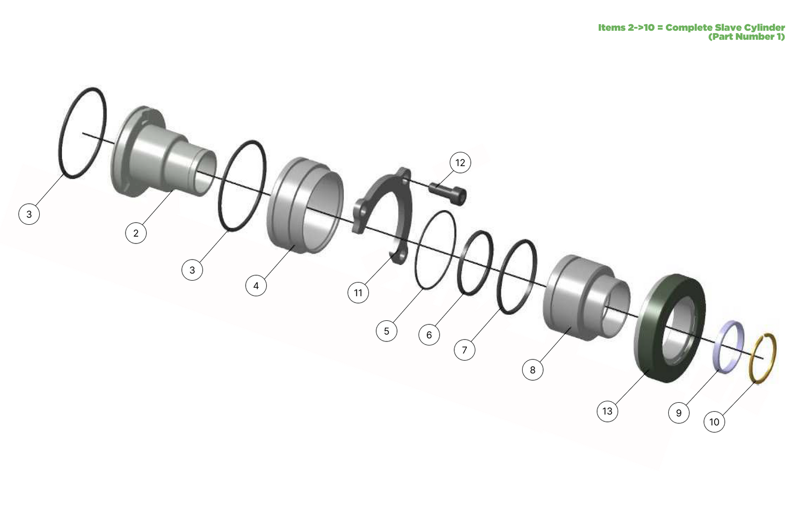 9 - Slave Cylinder - Race and Rally