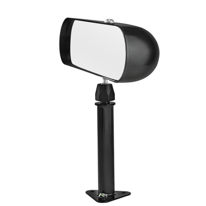 SPA Sports Car Convex Black Mirror - 100mm Post