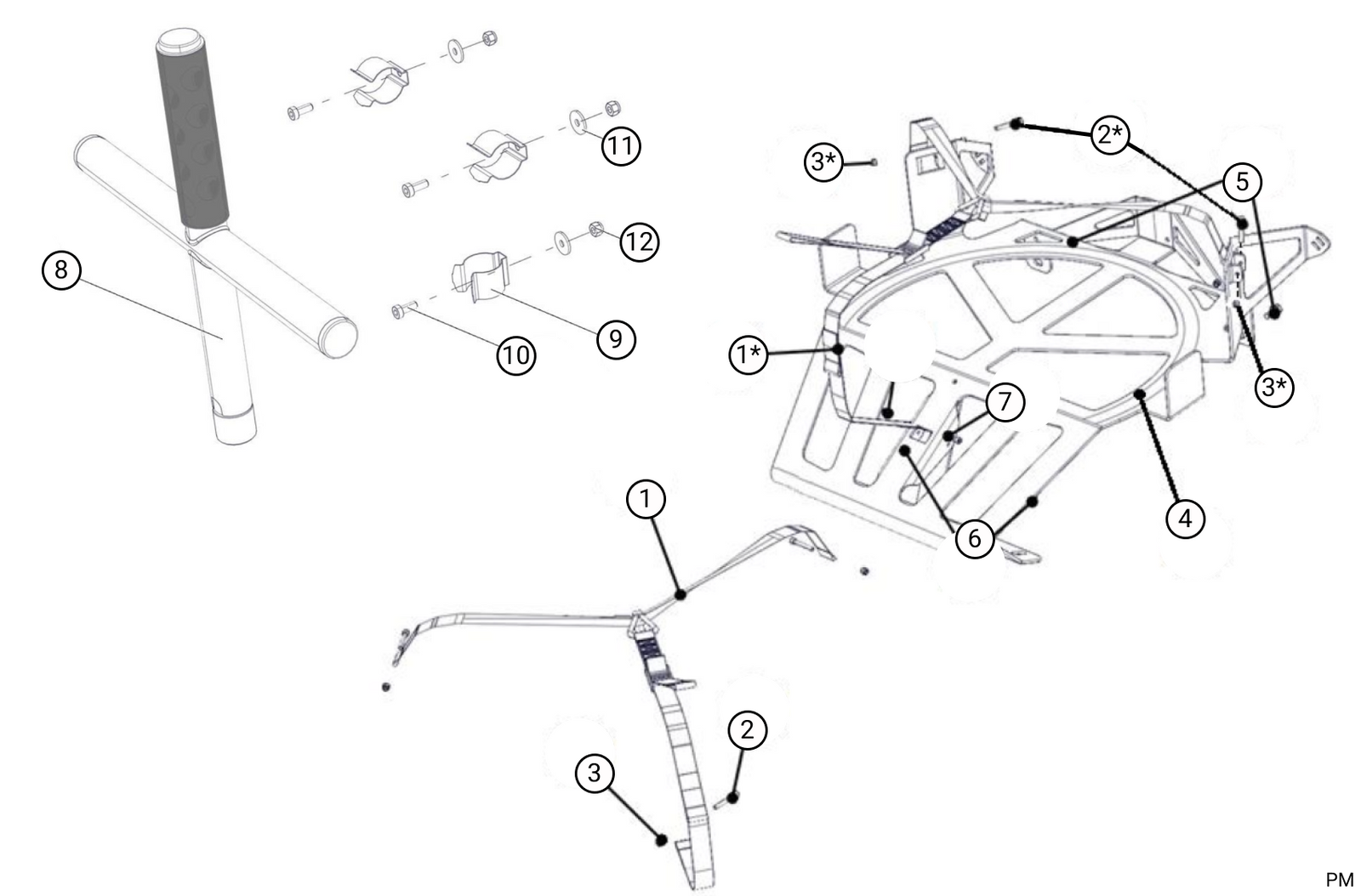 T3P - Spare Wheel Strap & Jack