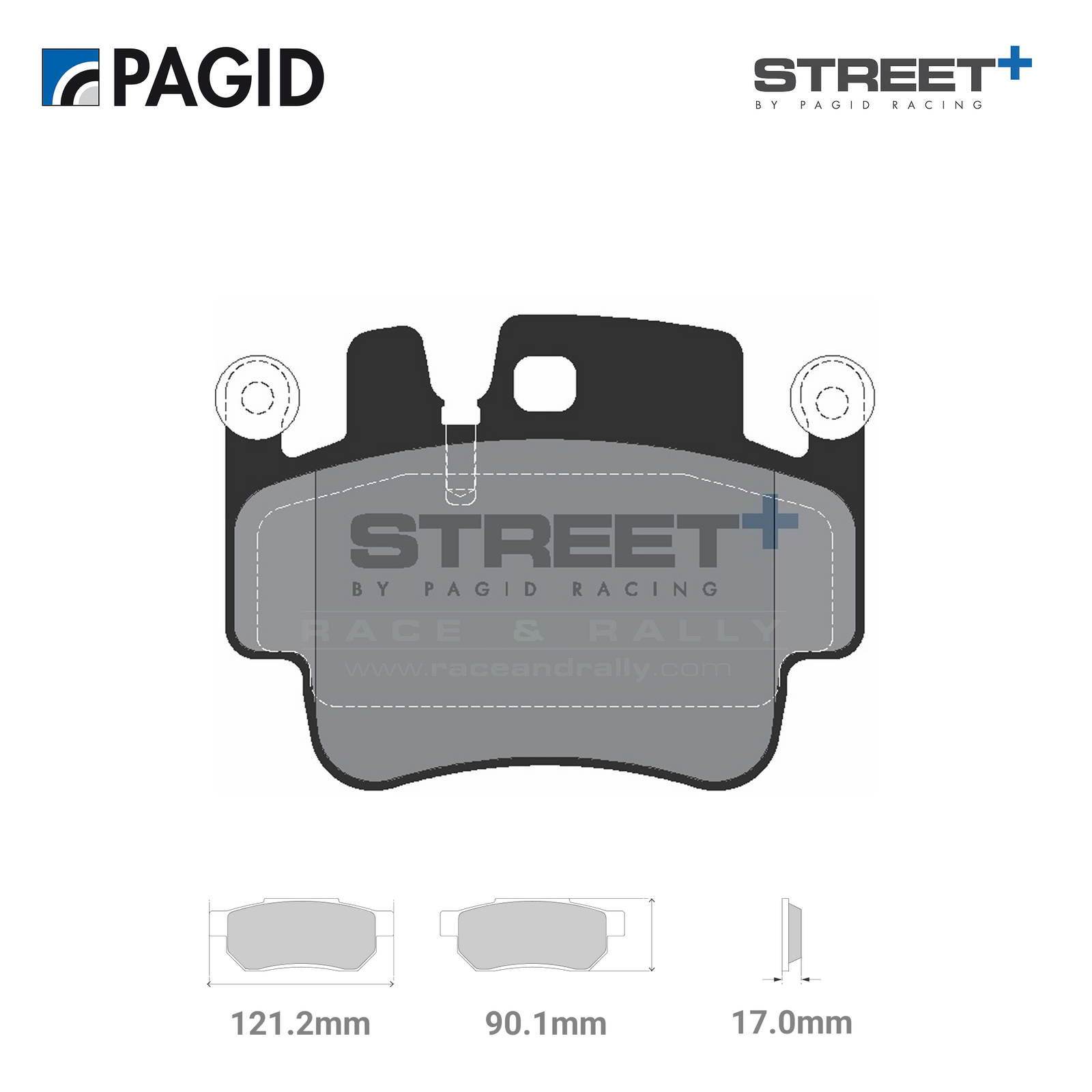T8028SP2001 Pagid Street+ Brake Pad Set