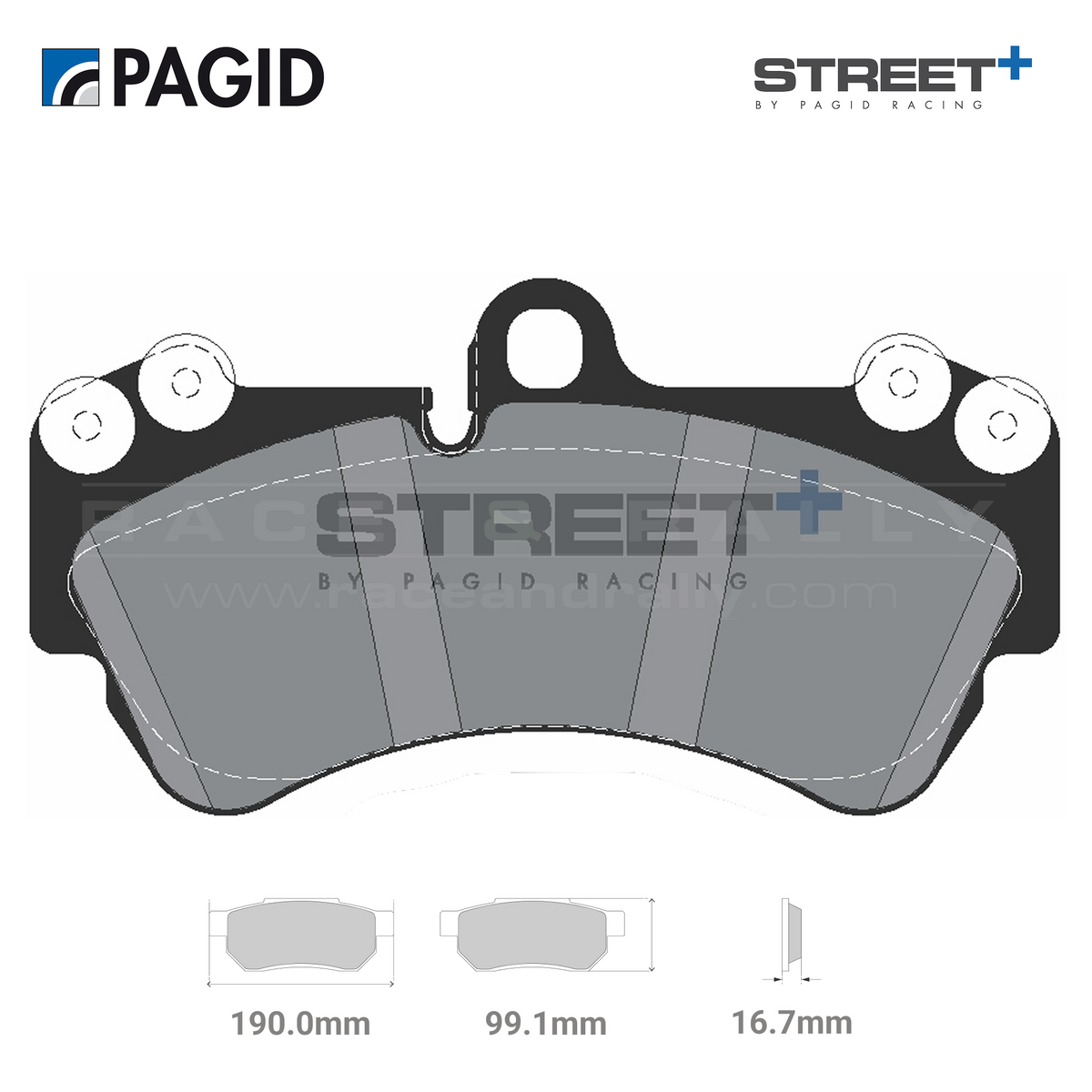 T8037SP2001 Pagid Street+ Brake Pad Set