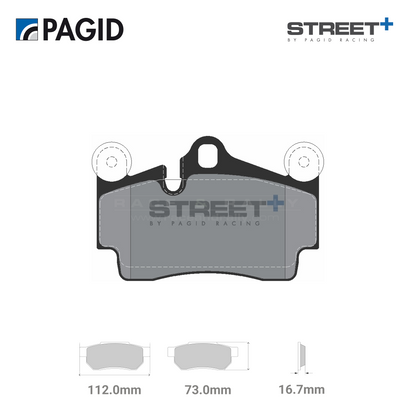 T8039SP2001 Pagid Street+ Brake Pad Set
