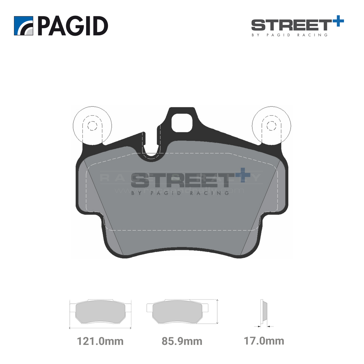 T8054SP2001 Pagid Street+ Brake Pad Set