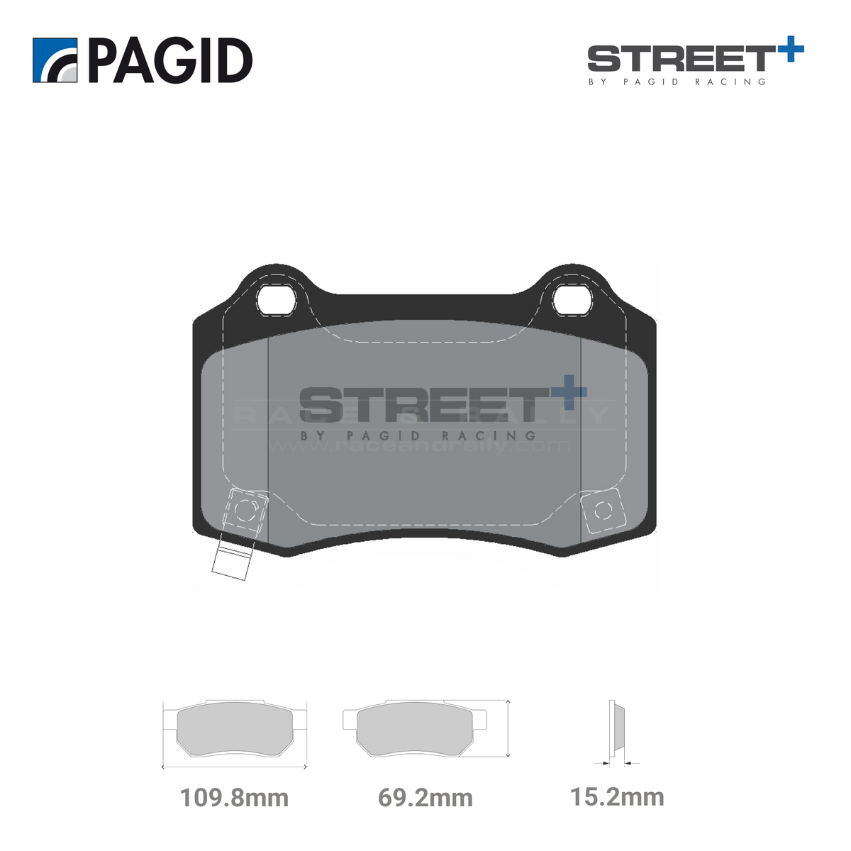 T8055SP2001 Pagid Street+ Brake Pad Set