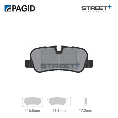 T8061SP2001 Pagid Street+ Brake Pad Set