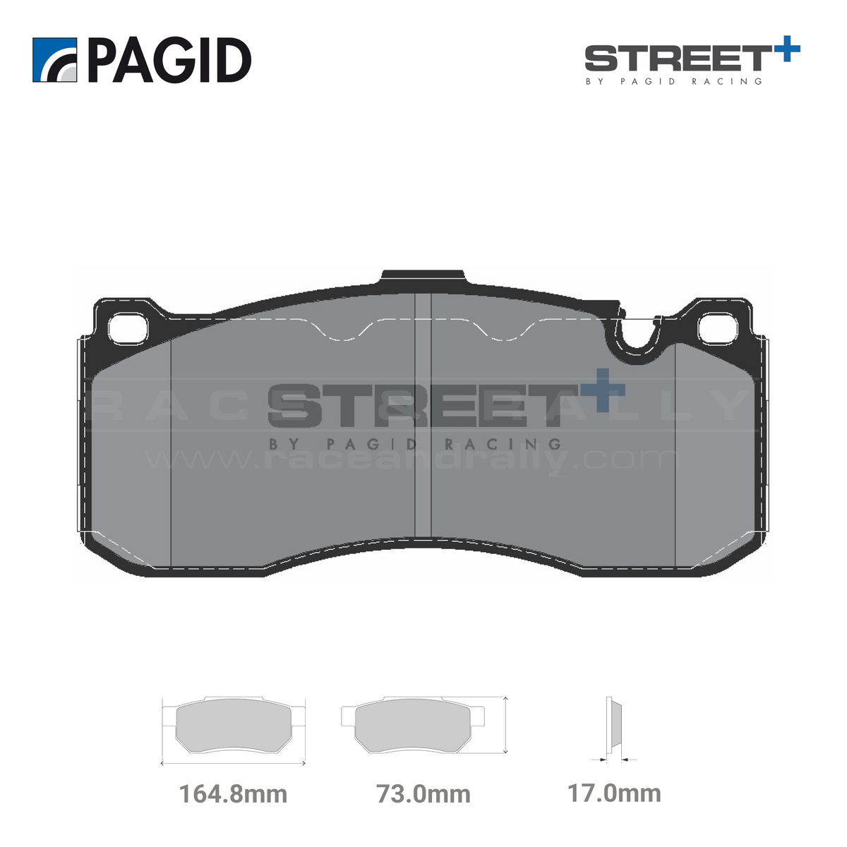 T8068SP2001 Pagid Street+ Brake Pad Set