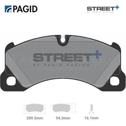 T8077SP2001 Pagid Street+ Brake Pad Set