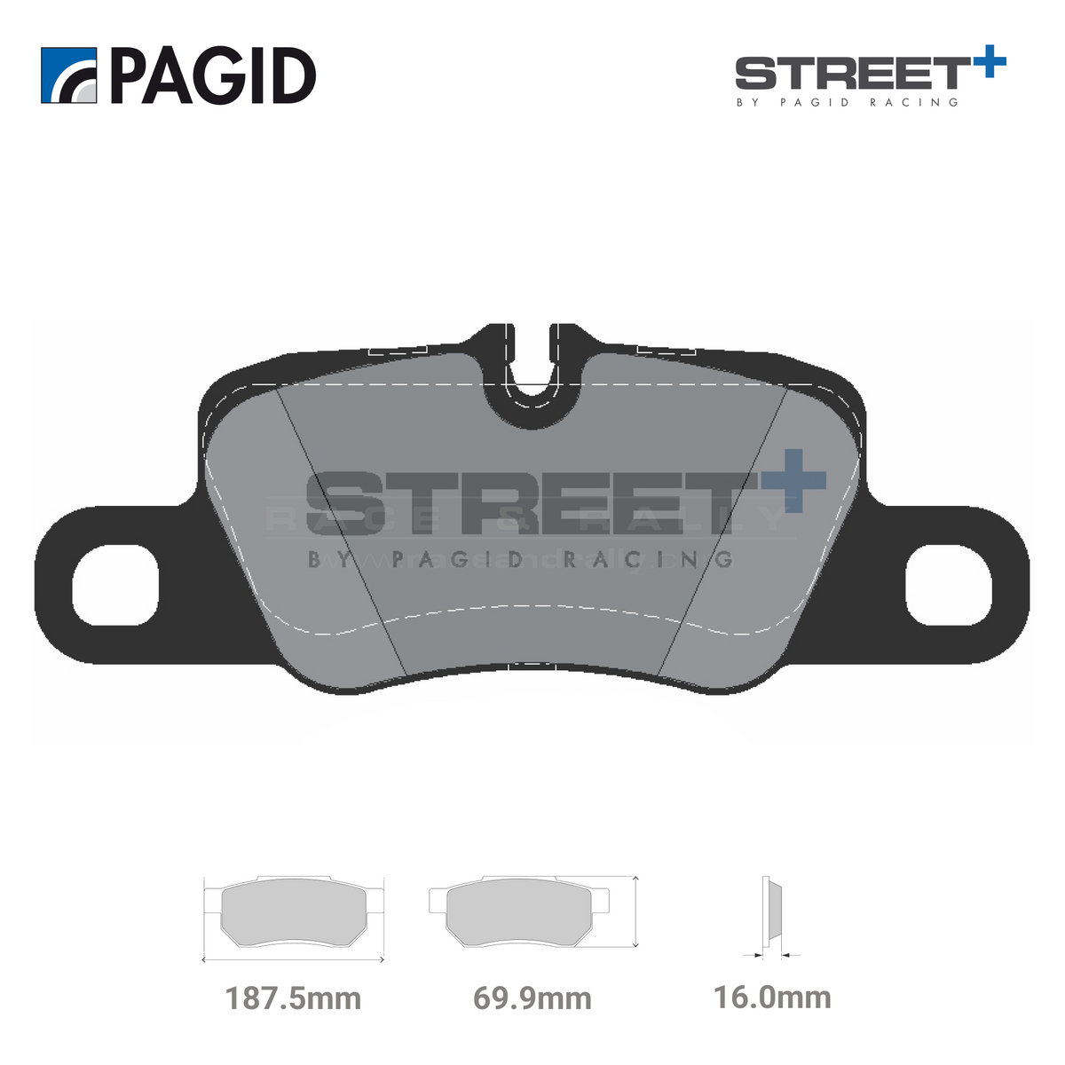 T8078SP2001 Pagid Street+ Brake Pad Set
