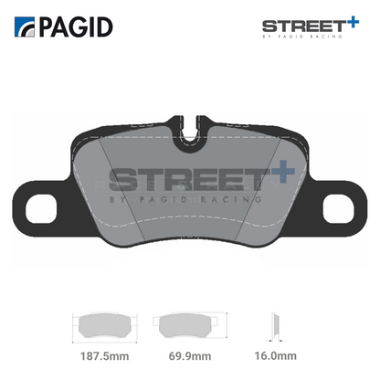 T8078SP2001 Pagid Street+ Brake Pad Set