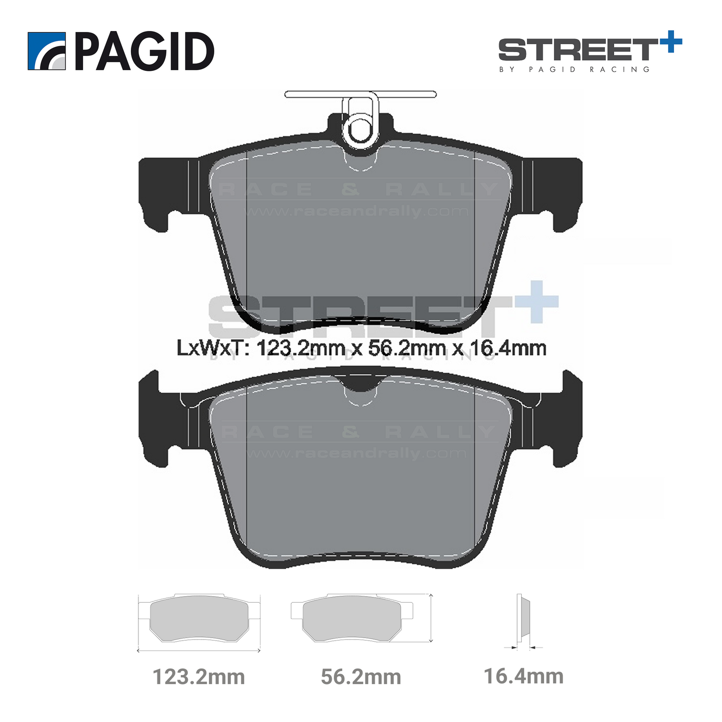 T8102SP2001 Pagid Street+ Brake Pad Set
