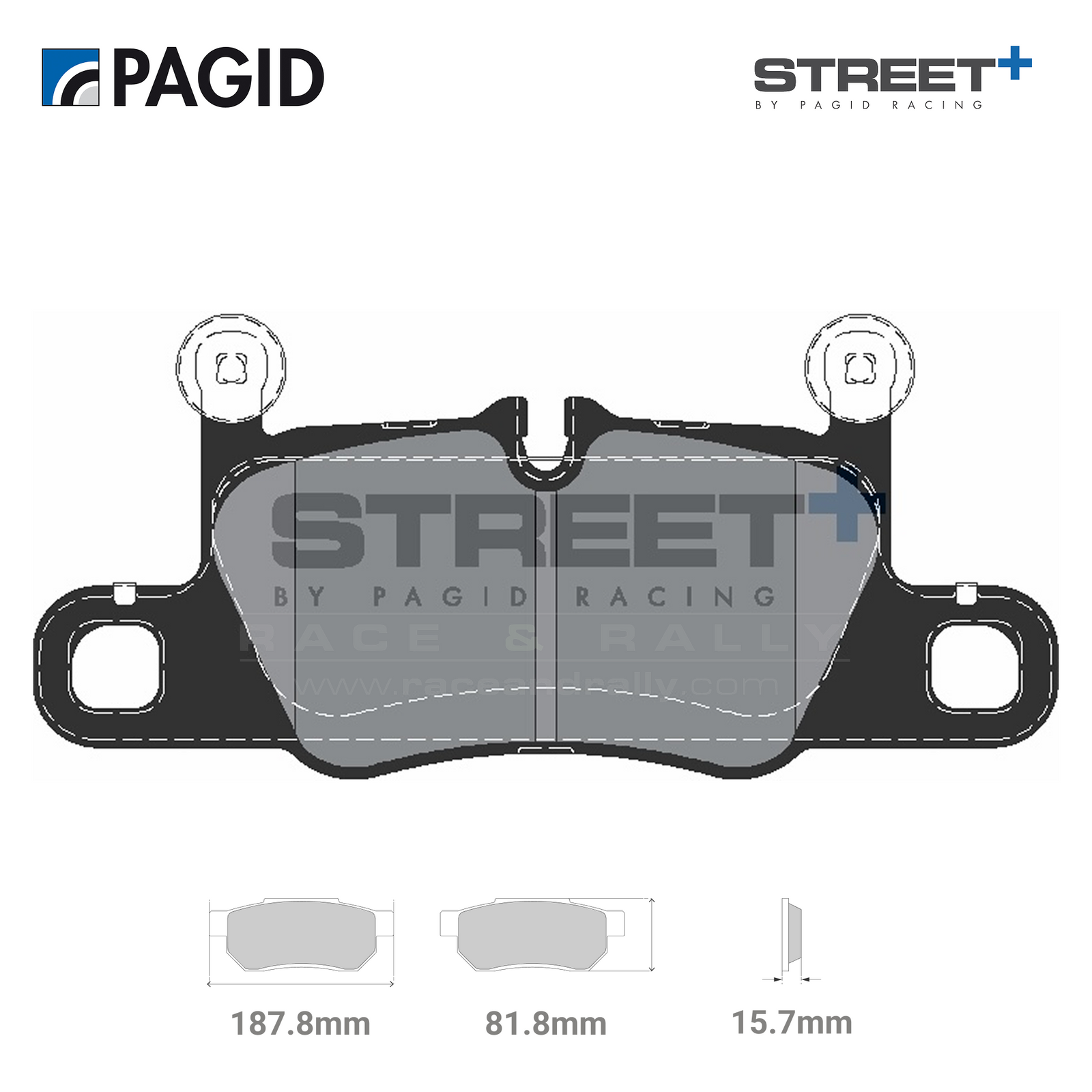 T8272SP2001 Pagid Street+ Brake Pad Set