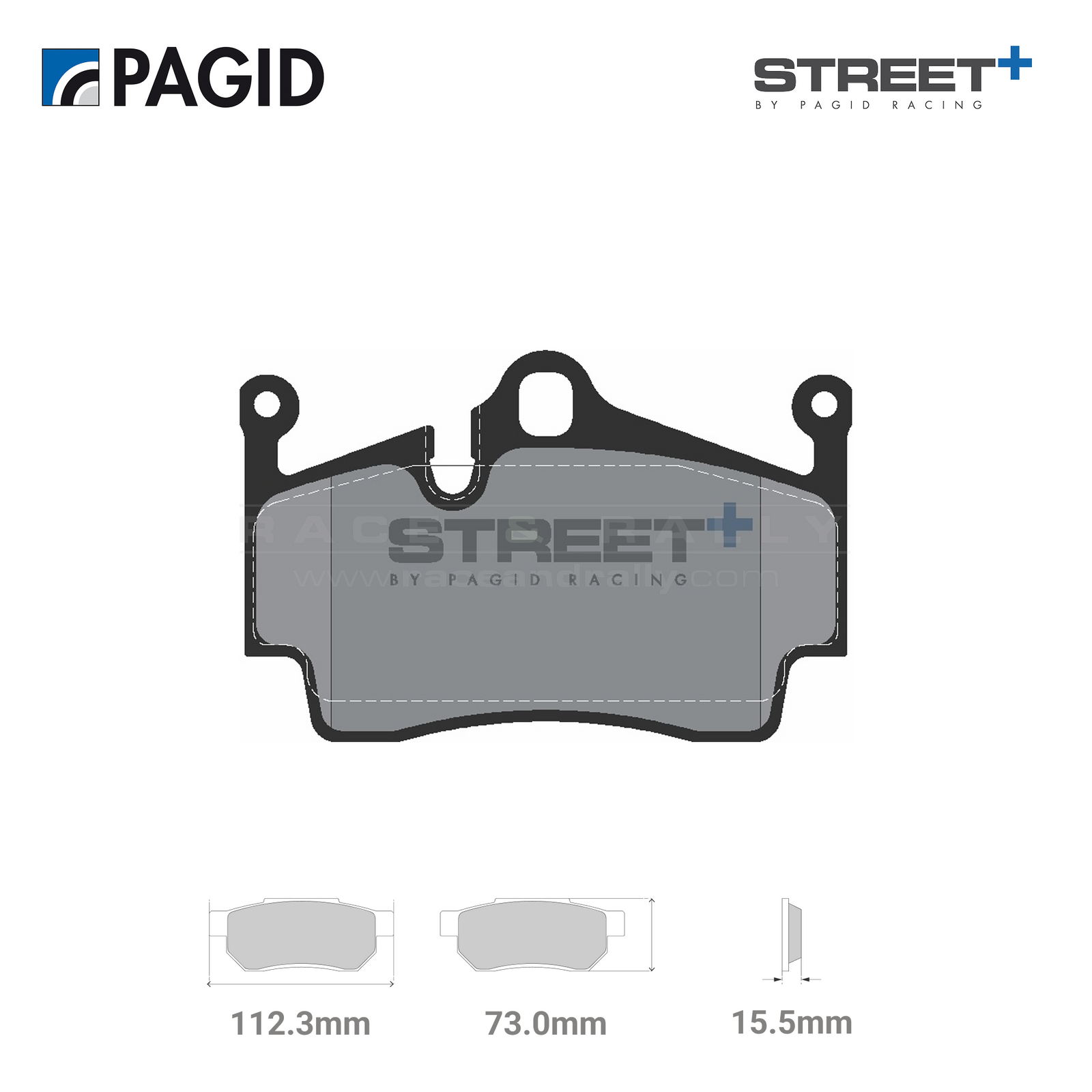 T8274SP2001 Pagid Street+ Brake Pad Set