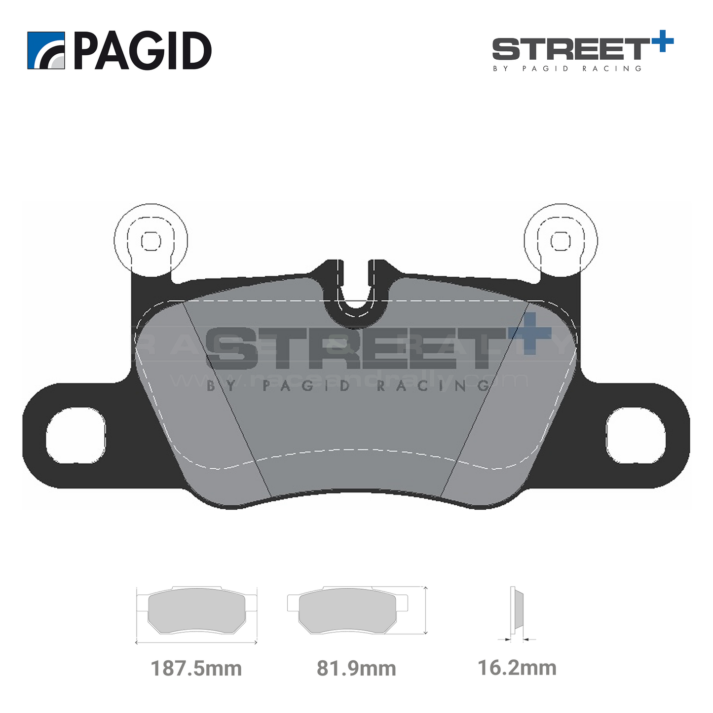 T8275SP2001 Pagid Street+ Brake Pad Set