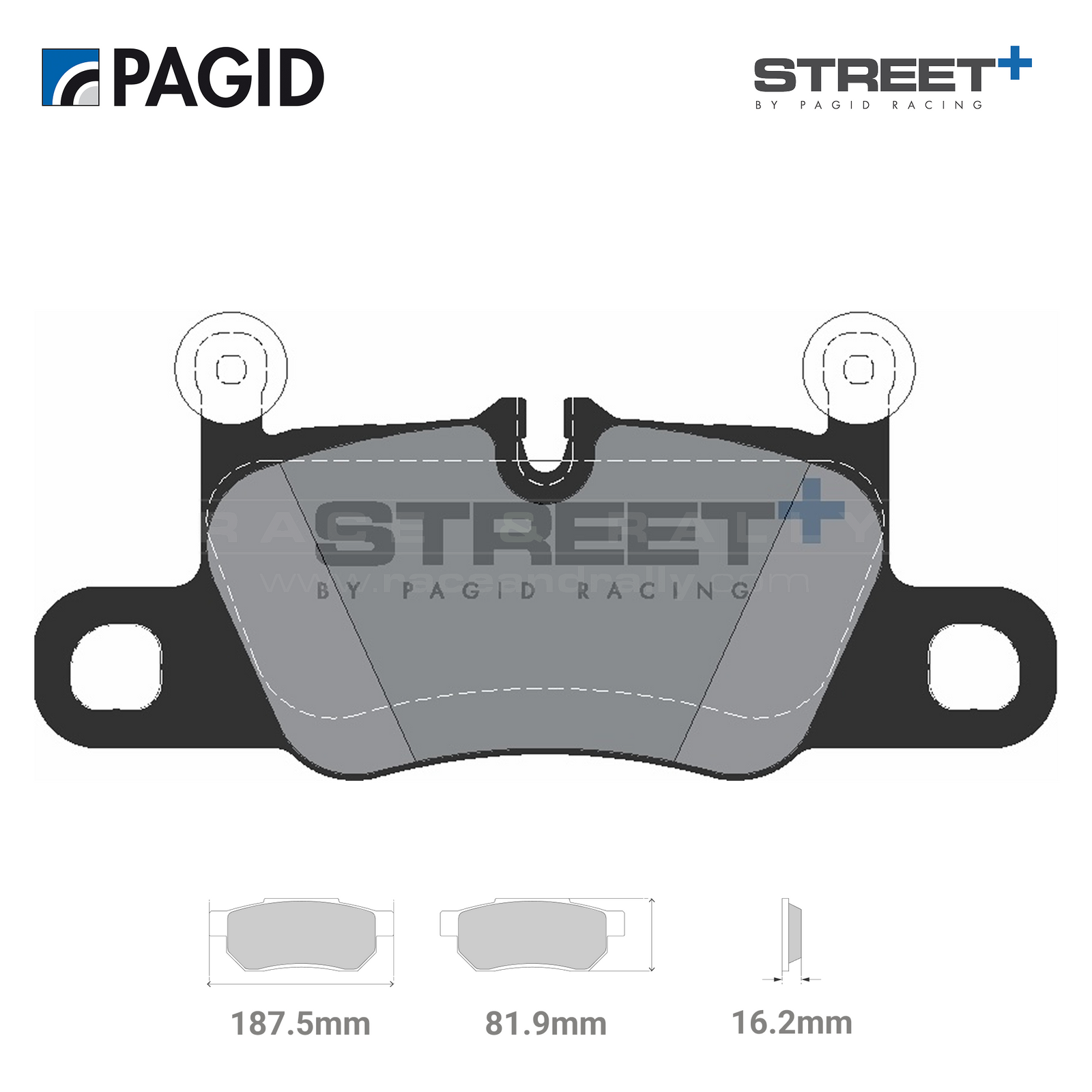 T8275SP2001 Pagid Street+ Brake Pad Set