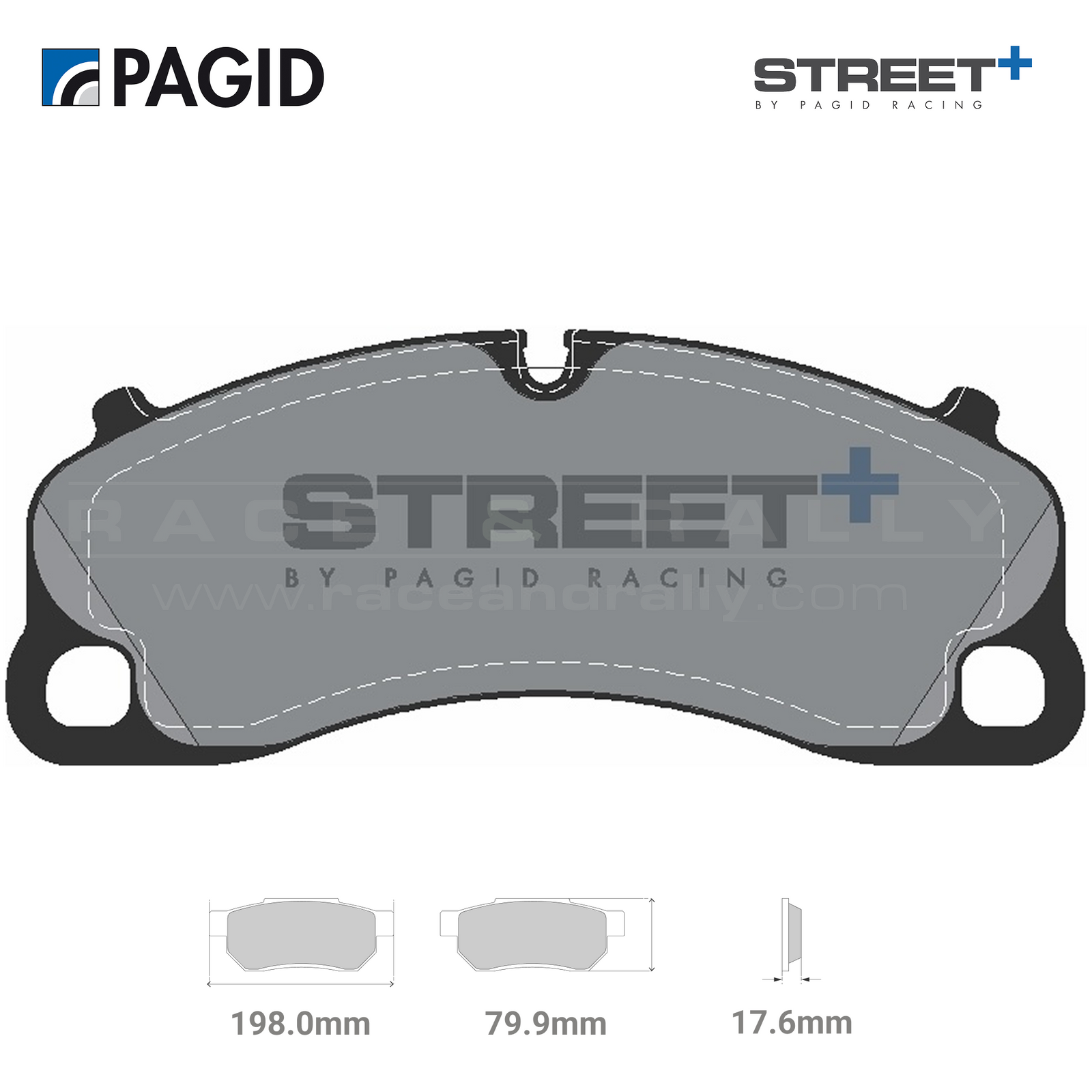 T8276SP2001 Pagid Street+ Brake Pad Set