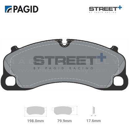 T8276SP2001 Pagid Street+ Brake Pad Set