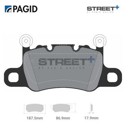 T8277SP2001 Pagid Street+ Brake Pad Set
